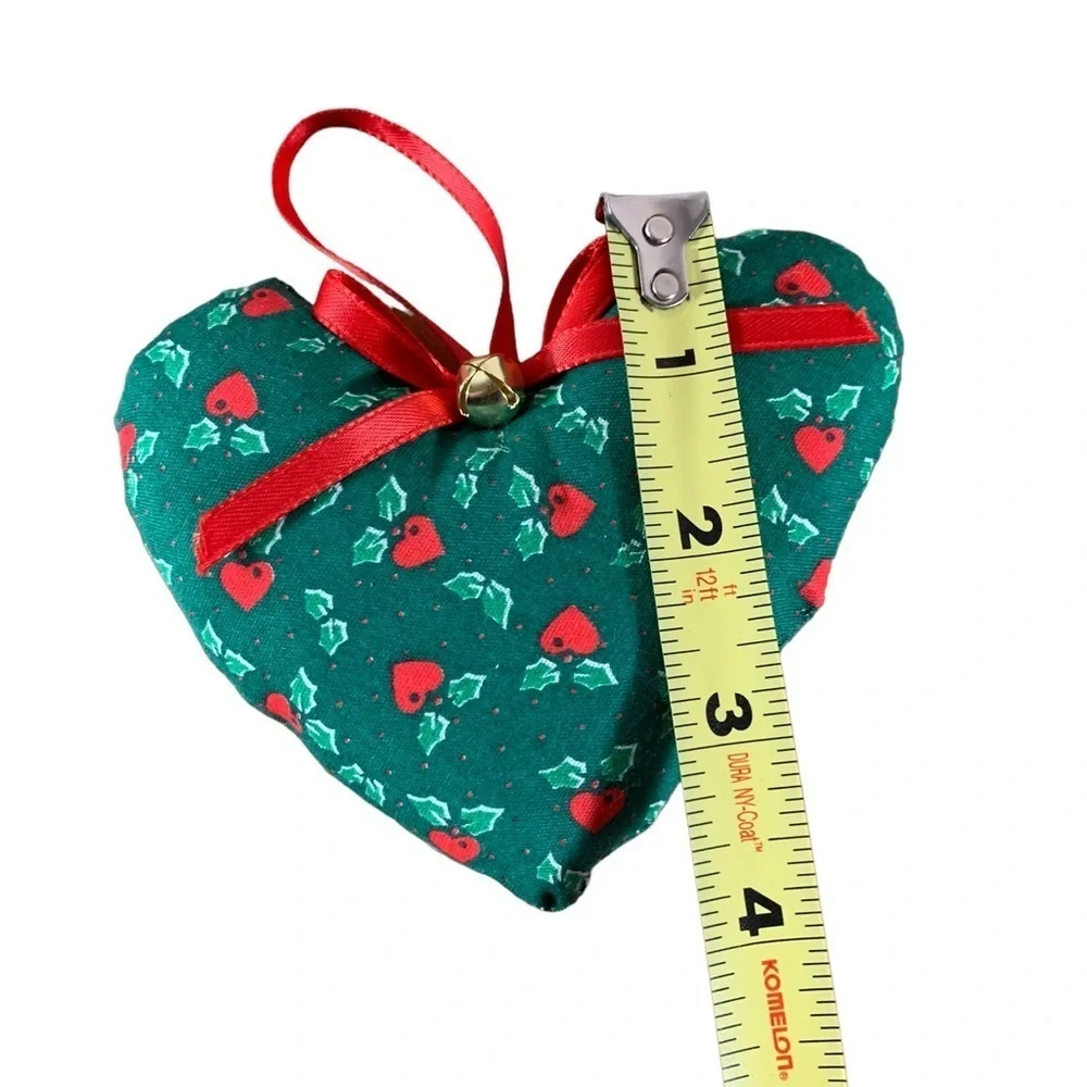 Vintage 90s Handmade Christmas Holiday Love Heart | Lot of - 16 ornaments
